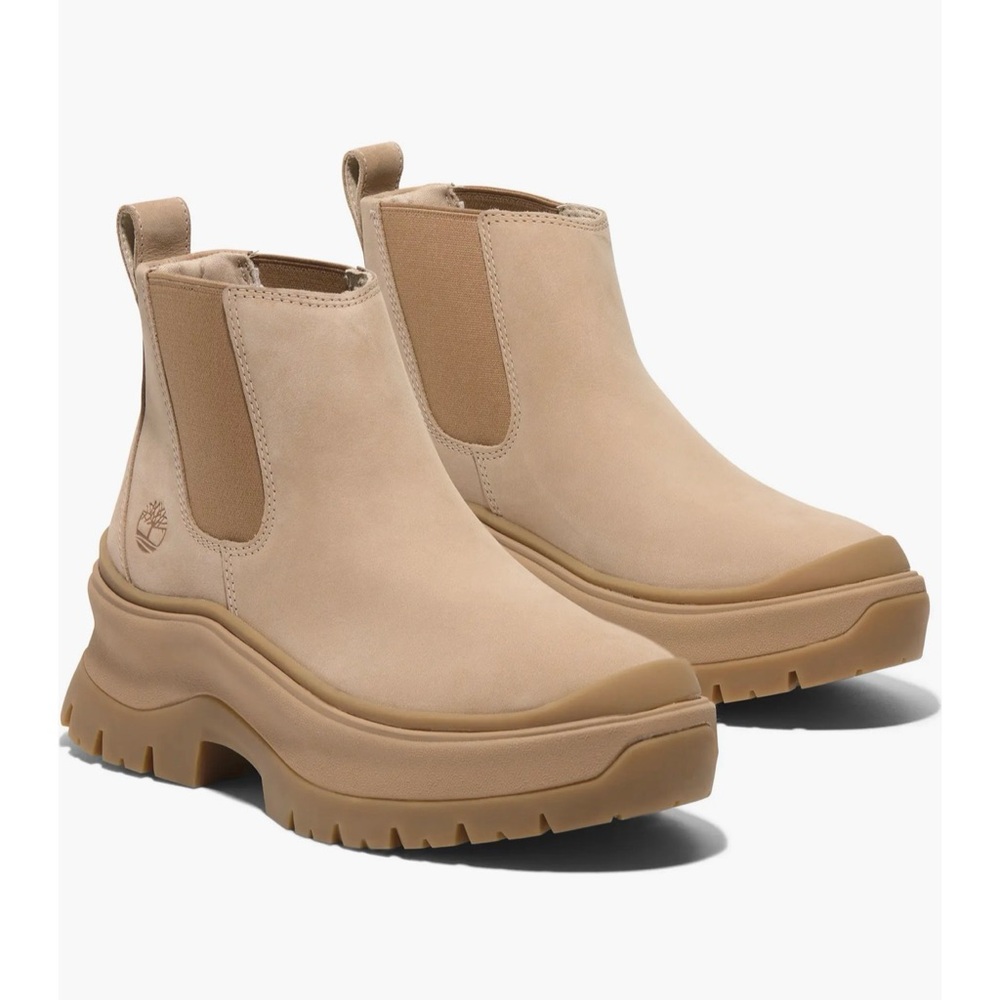 Timberland Roxie Lane Mid Chelsea Boot Beige Ankle